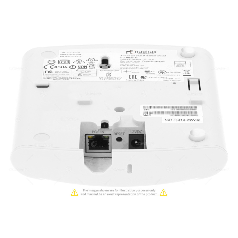 901-R310-WW02 RUCKUS R310 INDOOR ACCESS POINT 802.11 A/B/G/N/AC 901-R310-WW02M , R310