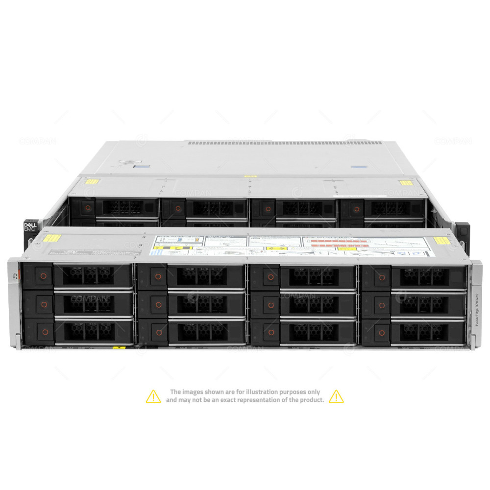 Dell PowerEdge R740XD2 26LFF 2x Xeon SIlver 4210 128 GB RAM 24x 10TB 6G SATA HDD 2x 960GB SATA SSD Rails