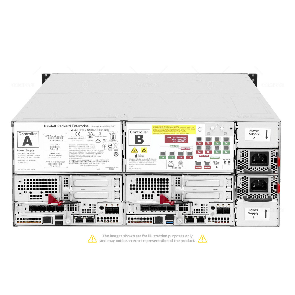 HPE NIMBLE AF40 ALL FLASH CTO BASE ARRAY 48-PORT 2.5 STORAGE