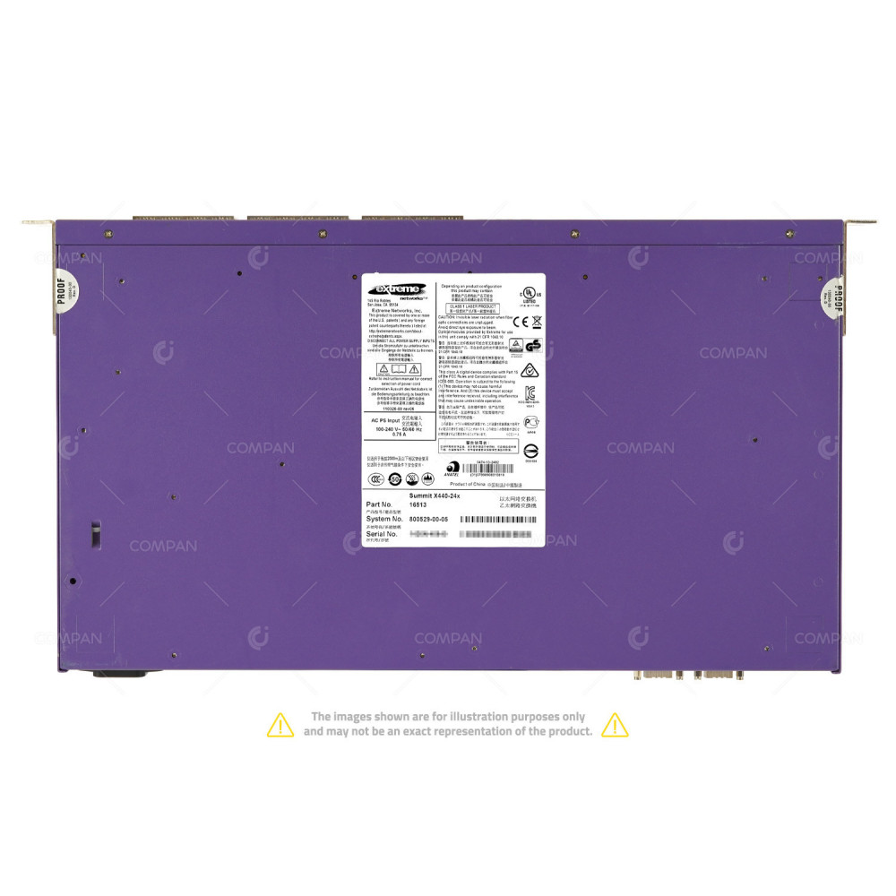 EXTREME NETWORKS SUMMIT X440 24 PORT 1GB SFP 4 SHARED PORT 1GB ETHERNER 2 STACKING PORT SWITCH