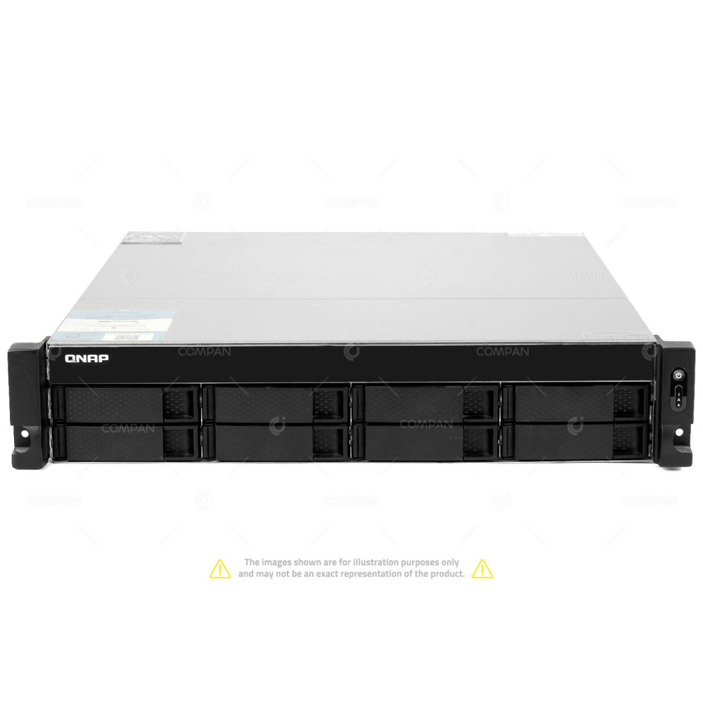 QNAP TS-832XU-RP 2U 8 BAY 3.5 LFF 32TB (8X 4TB SATA) 2 PORT 1GB ETHERNET 2 PORT 10GB SFP+ NAS SERVER