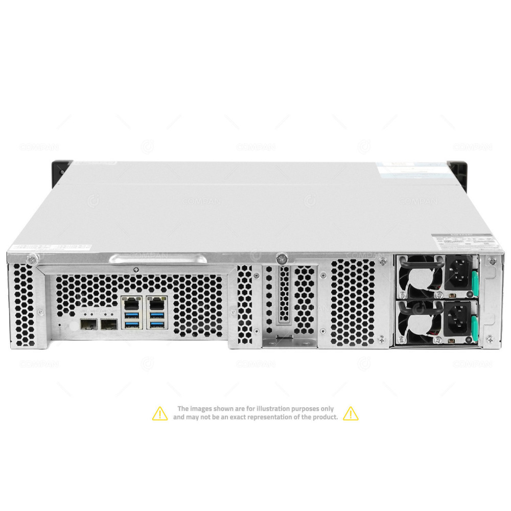 QNAP TS-832XU-RP 2U 8 BAY 3.5 LFF 32TB (8X 4TB SATA) 2 PORT 1GB ETHERNET 2 PORT 10GB SFP+ NAS SERVER