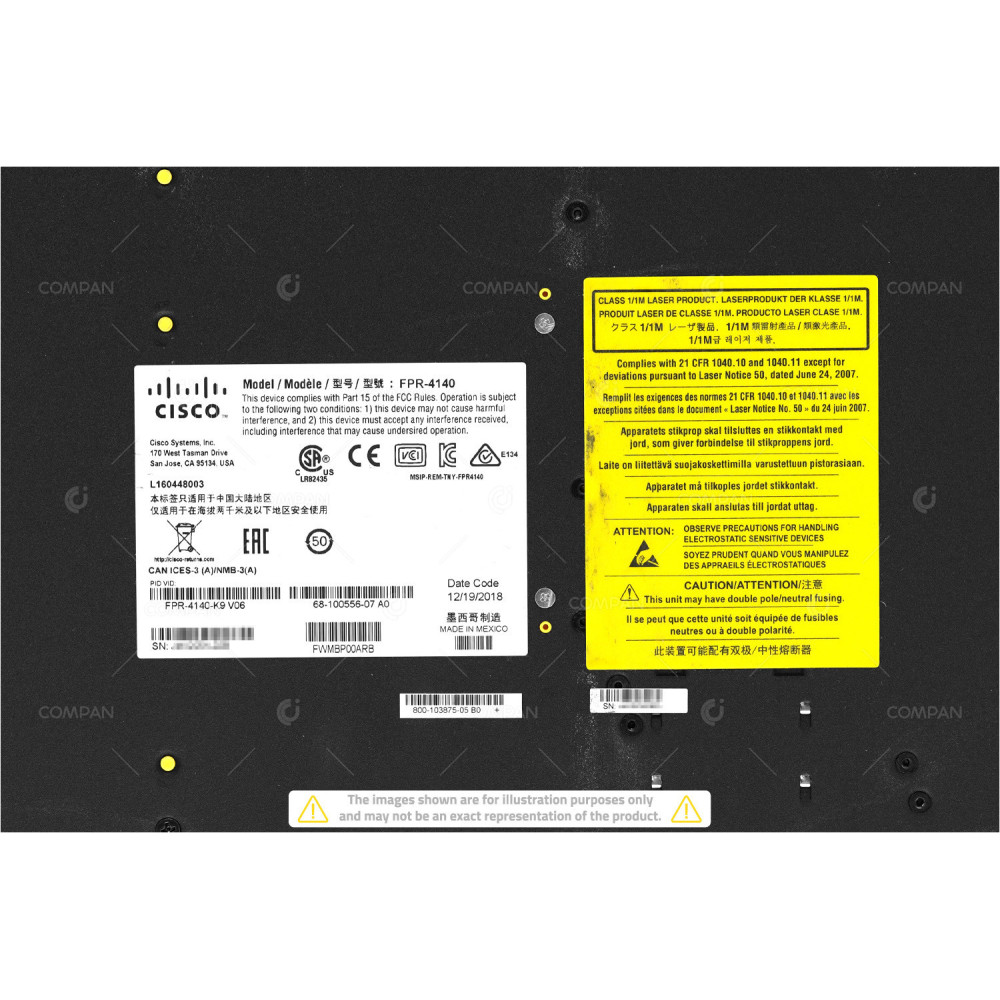 CISCO FIREPOWER 4140 8-PORT SFP+ SECURE FIREWALL APPLIANCE