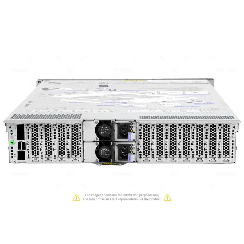 IBM POWER S922 1X POWER9 10CORE @ 2.9 TO 3.8 GHZ RAM 320GB PSERIES POWER9