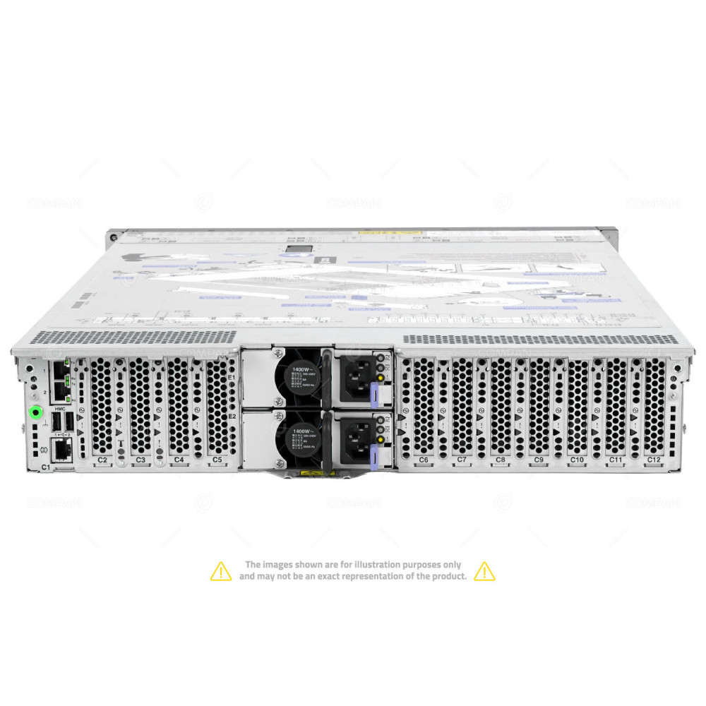 IBM POWER S922 1X POWER9 10CORE @ 2.9 TO 3.8 GHZ RAM 320GB PSERIES POWER9