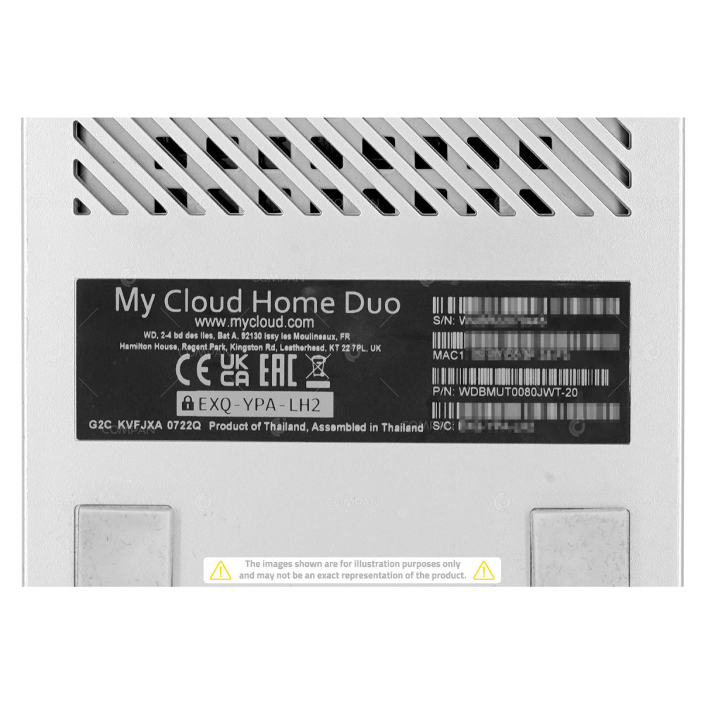 WD STORAGE MY CLOUD HOME DUO 2-BAY 2 X USB 3.0 1GB ETHERNET