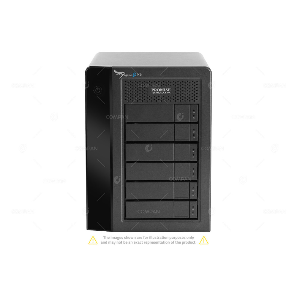 PROMISE TECHNOLOGY PEGASUS2 R6 6-BAY 2-PORT THUNDERBOLT DISK ARRAY DAS
