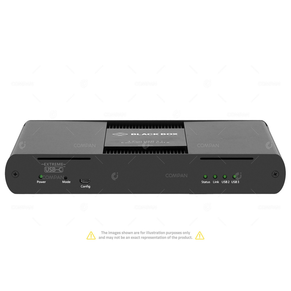 BLACK BOX ICU504A TRANSMITTER 4 PORT USB 3.1 OVER CATX EXTENDER