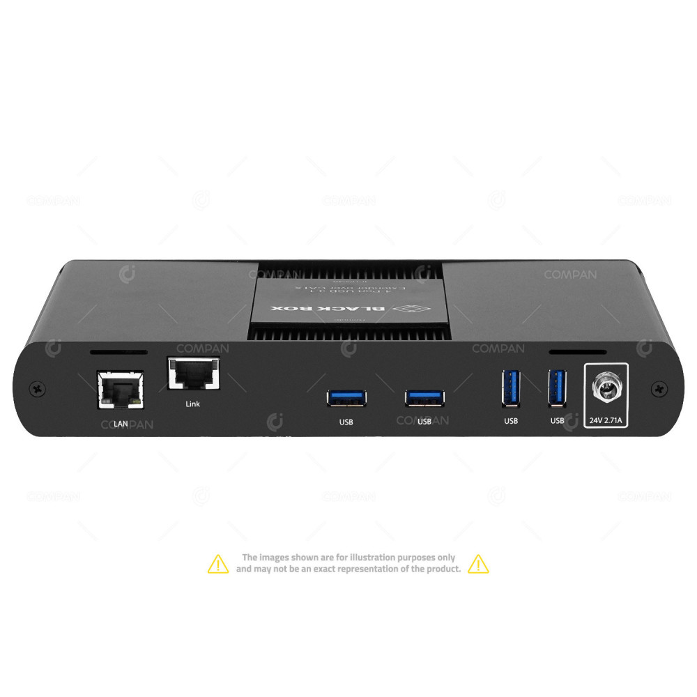 BLACK BOX ICU504A TRANSMITTER 4 PORT USB 3.1 OVER CATX EXTENDER