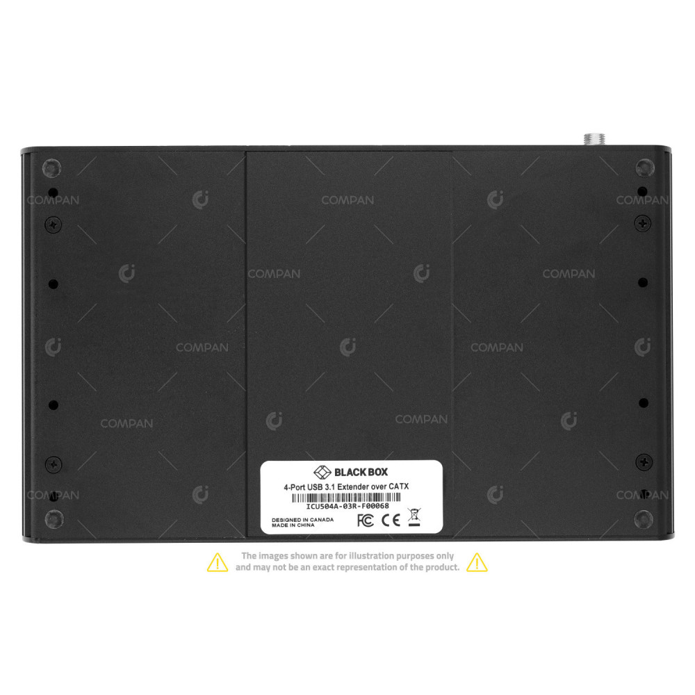 BLACK BOX ICU504A TRANSMITTER 4 PORT USB 3.1 OVER CATX EXTENDER