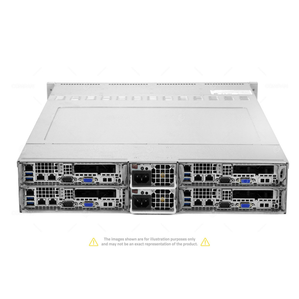Supermicro SYS-6028TR-HTR 8x Xeon E5-2667 V4 128 GB RAM Rails