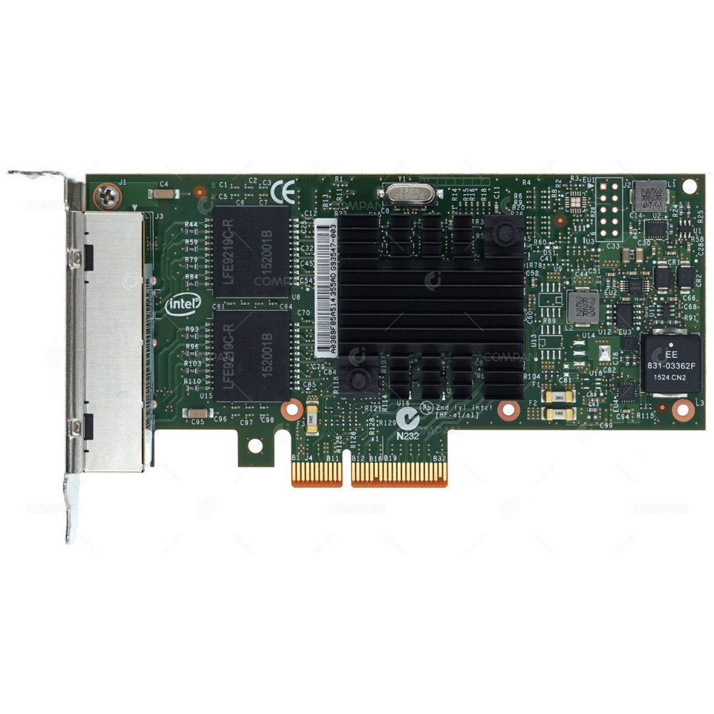 03T8760 IBM QUAD PORT 1GB RJ45 ETHERNET ADAPTER LOW PROFILE