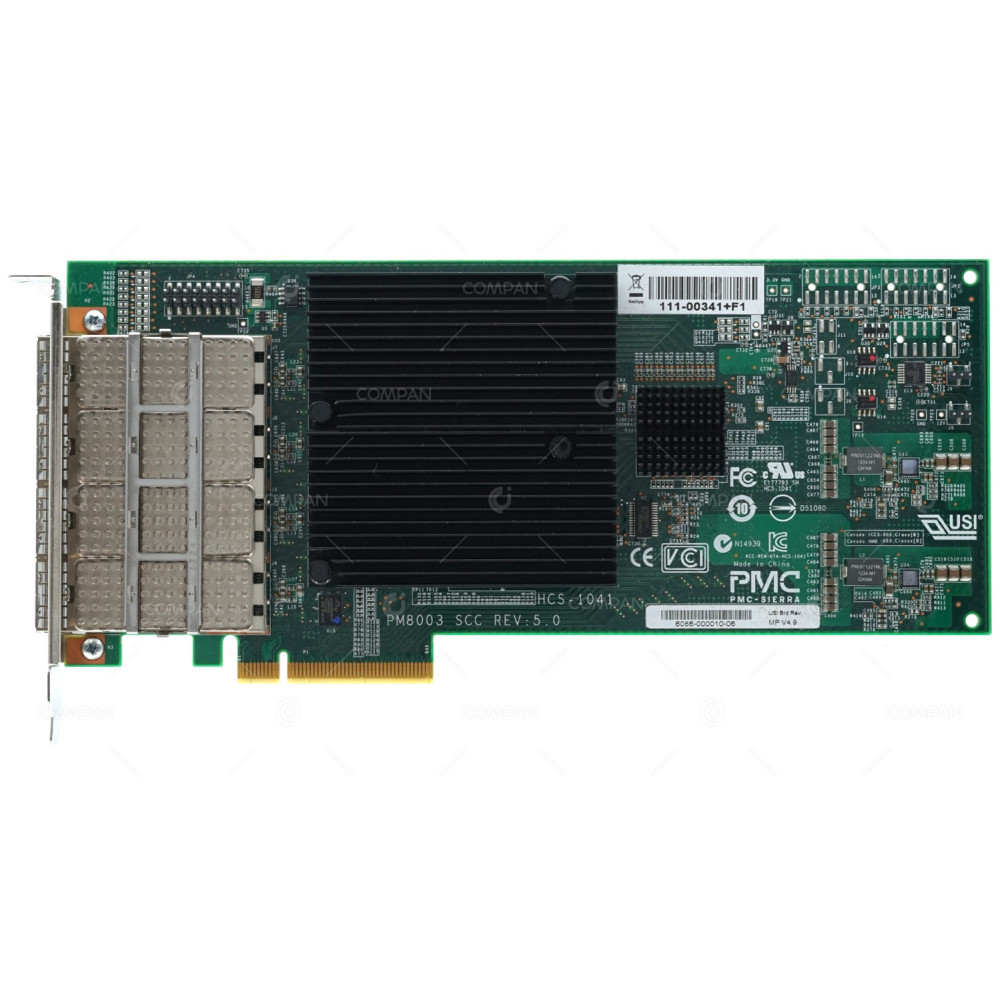 111-00341+D2 NETAPP COPPER 3/6GB QSFP QUAD PORT PCI-E ADAPTER FOR FAS8040 FAS3220 FAS3240