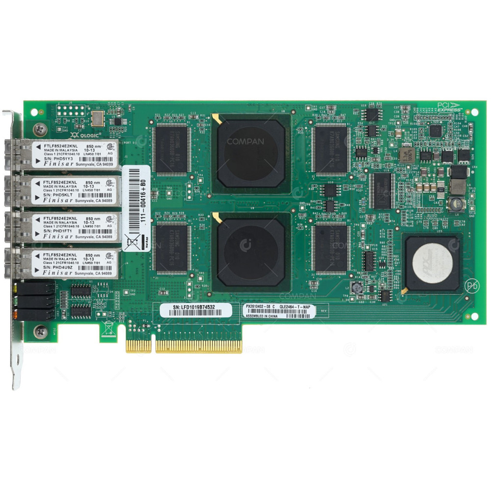 111-00416 NETAPP QUAD PORT 4GB FC PCI-E ADAPTER FOR NETAPP FAS3210