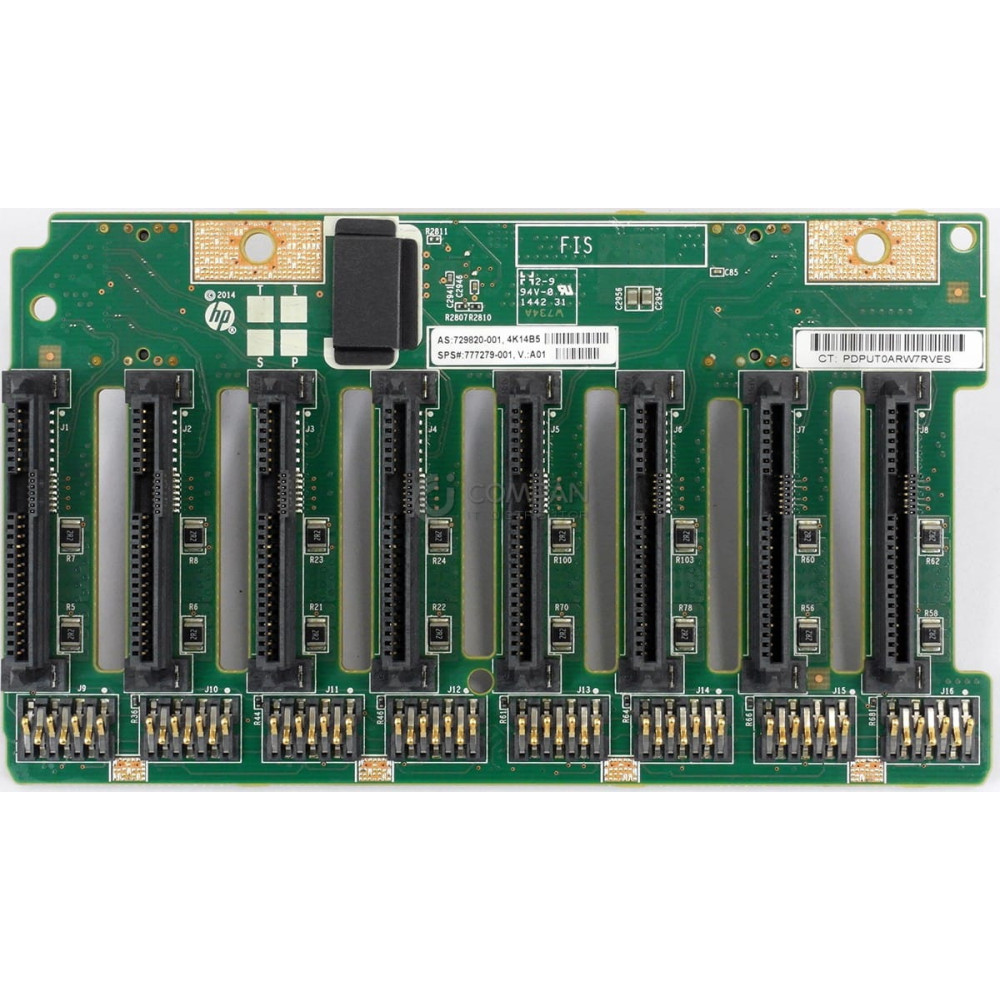 777279-001 HP 8-BAY SFF SAS SATA BACKPLANE BOARD