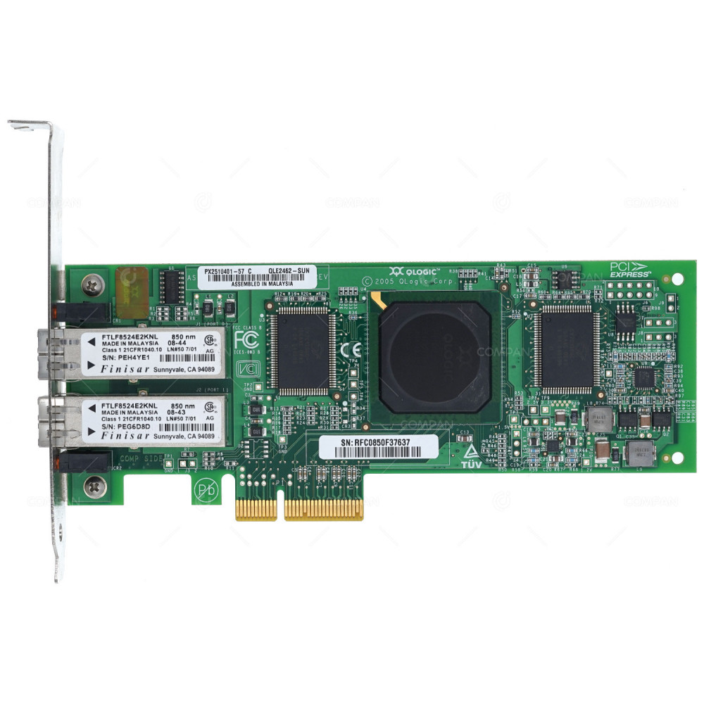 375-3356-02 SUN QLE2462 4GB DUAL PORT FIBRE CHANNEL ADAPTER