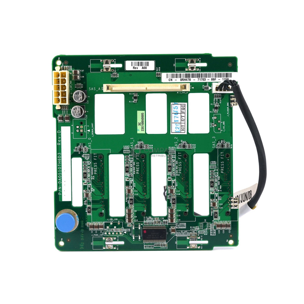 RH478 DELL  BACKPLANE 4-SLOT SAS  FOR PE 840 0RH478