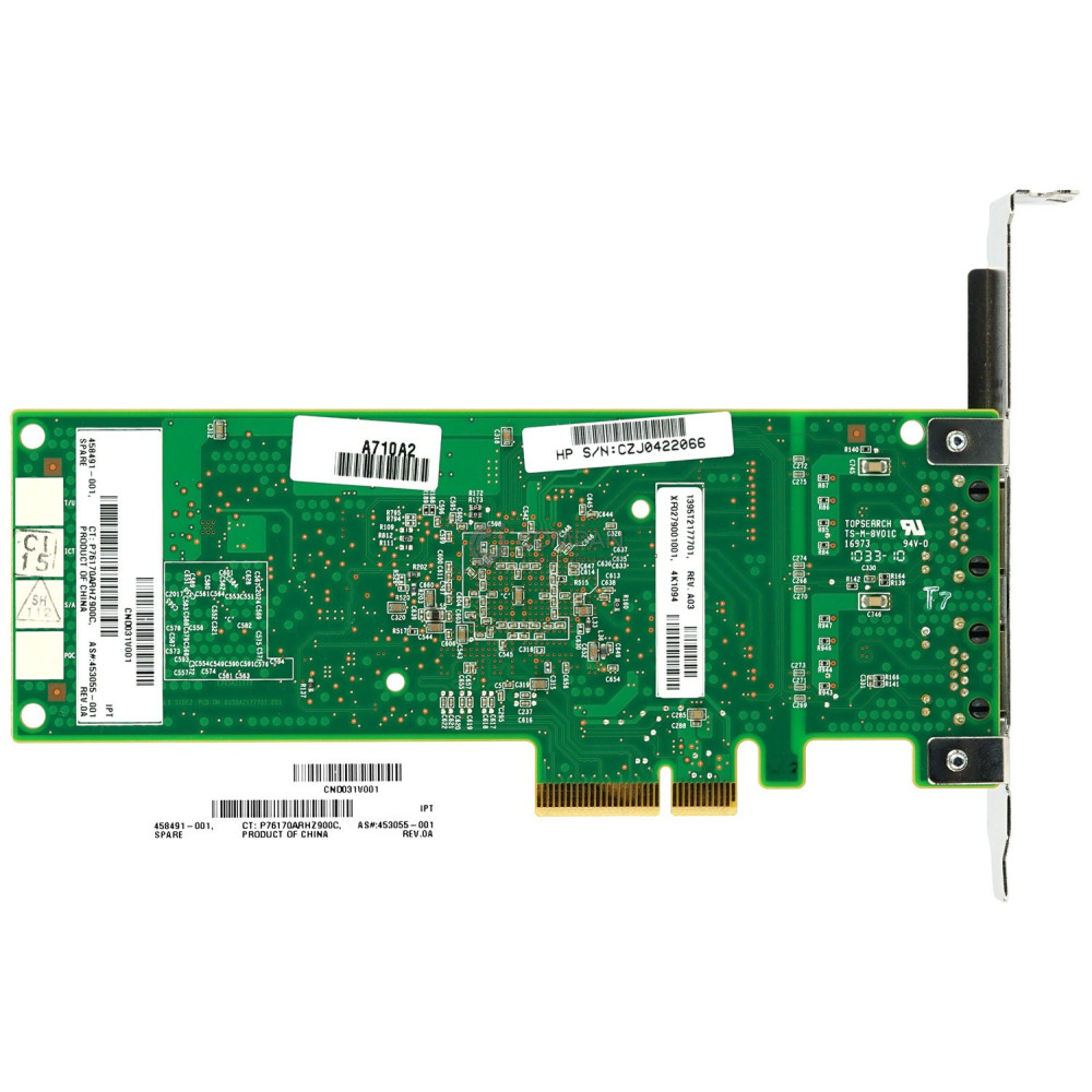 458491-001 HP NC382T DUAL PORT 1GB RJ-45 NETWORK ADAPTER PCI-E