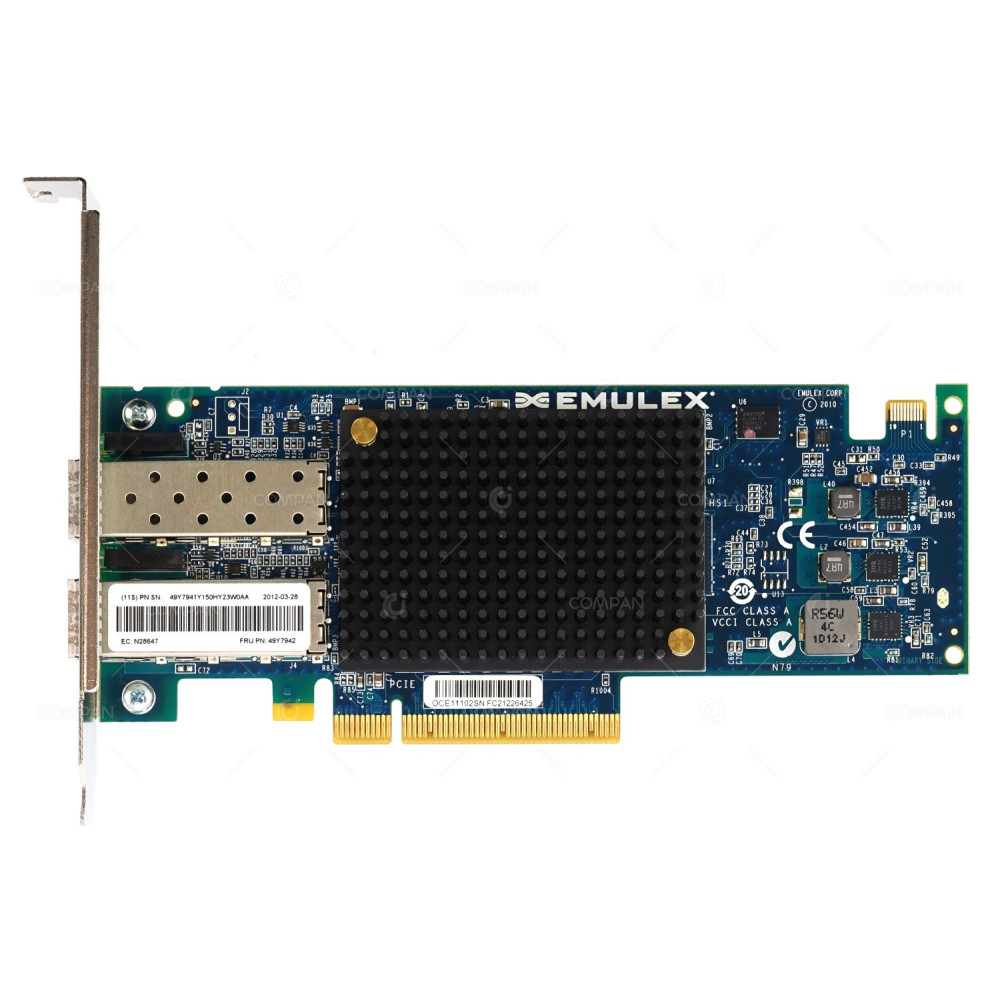 49Y7942 IBM EMULEX 10GB DUAL PORT ETHERNET ADAPTER PCI-E