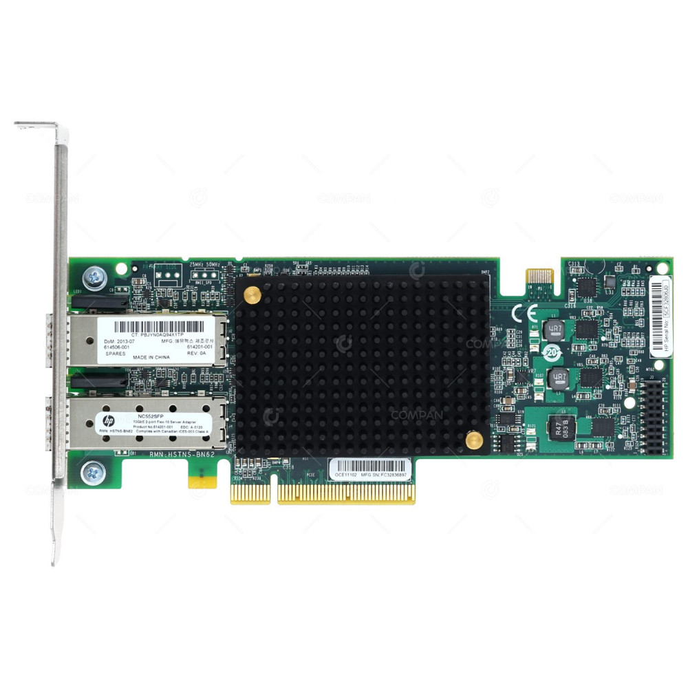 614506-001 HP NC552SFP DUAL PORT 10GB SFP+ FLEX-10 SERVER ADAPTER