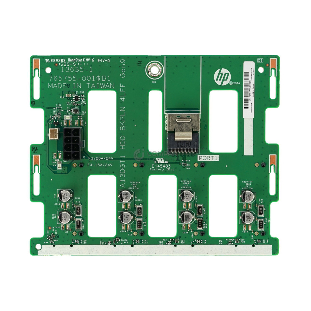 765754-001 HP BACKPLANE 4-BAY 3.5 LFF  HDD FOR PROLIANT M30 M110 M150 G9 765755-001
