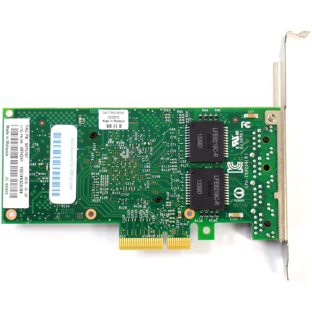 94Y5167 IBM INTEL I340-T4 QUAD PORT 1GB RJ-45 ETHERNET ADAPTER
