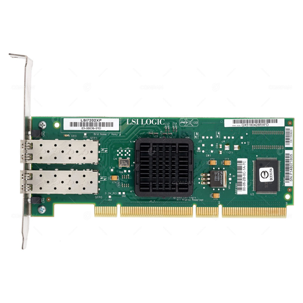 LSI7202XP LSI 2GB DUAL PORT FC ADAPTER PCI-X