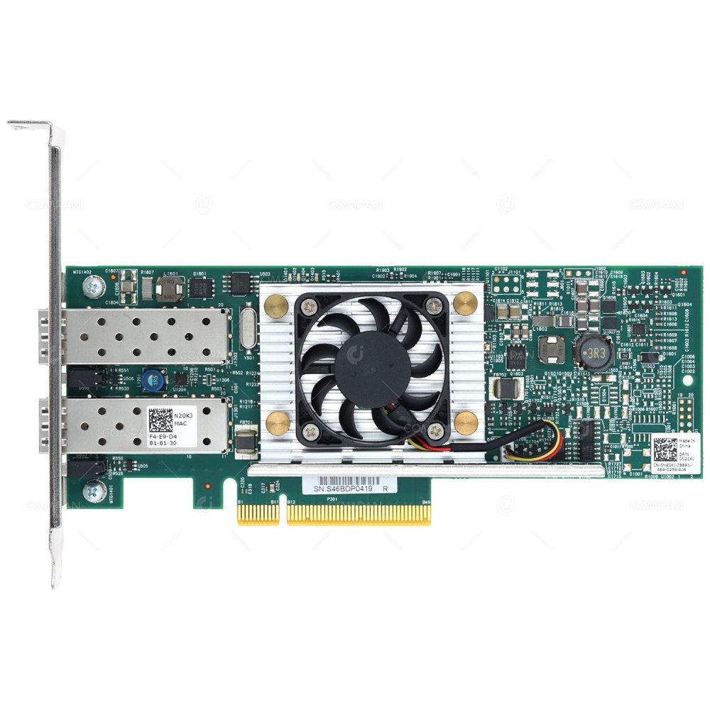 N20KJ DELL BROADCOM 57810S DUAL PORT 10GB SFP+ ADAPTER