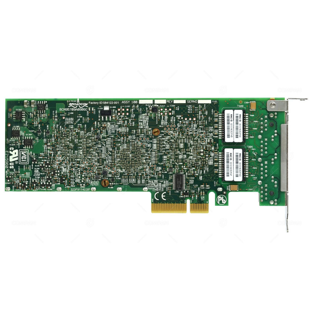 P736R DELL BROADCOM 5709C QUAD PORT GIGABIT PCI-E ADAPTER LOW PROFILE