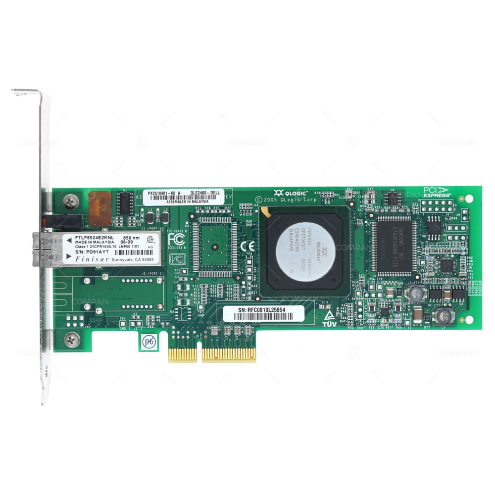 PF323 DELL QLOGIC QLE2460 PCI-E SINGLE PORT ADAPTER