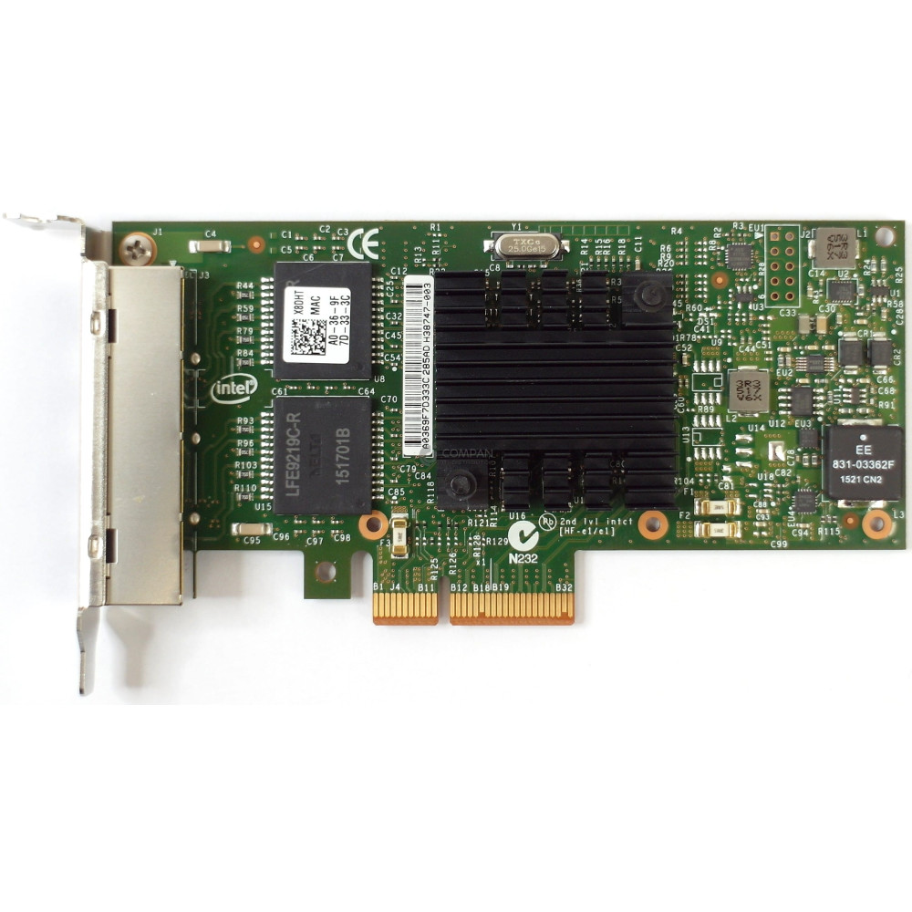 X8DHT LP DELL I350-T4 QUAD PORT 1GB NETWORK INTERFACE ADAPTER LOW PROFILE