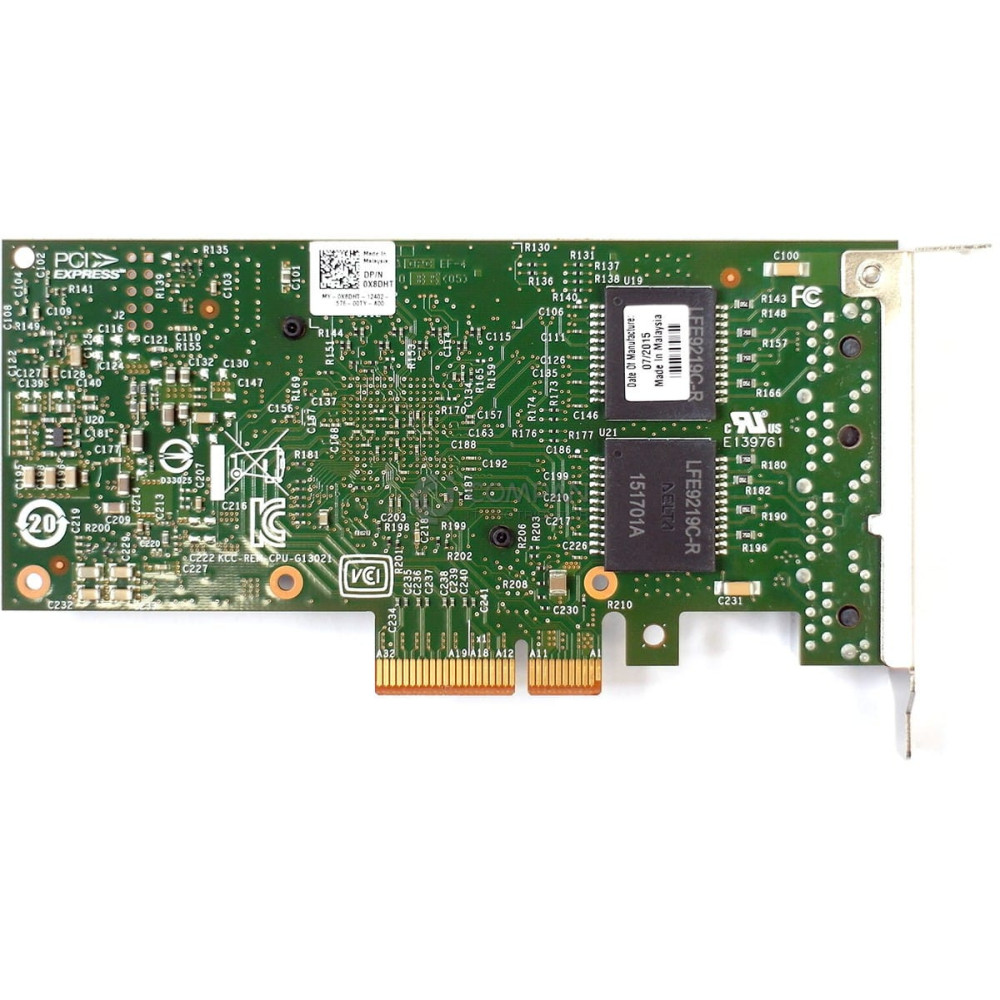 X8DHT LP DELL I350-T4 QUAD PORT 1GB NETWORK INTERFACE ADAPTER LOW PROFILE