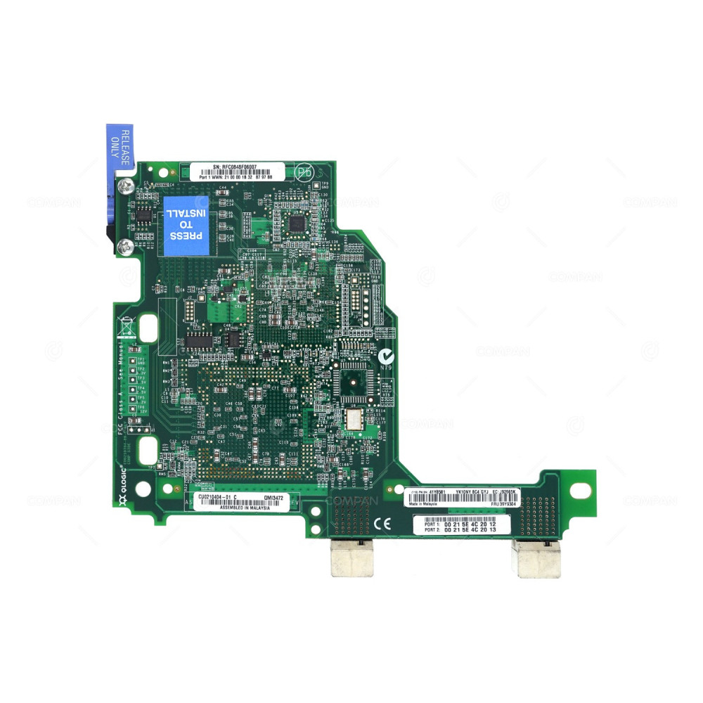 39Y9304 IBM 4GBPS QLOGIC QMI3472 FIBER CARD BLADE EXPANSION CARD