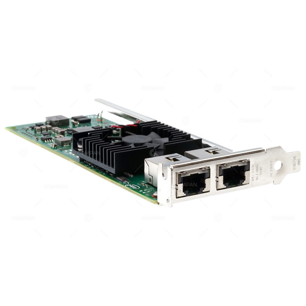 3DFV8 DELL INTEL X540-T2 DUAL PORT 10GB RJ-45 NETWORK ADAPTER LOW PROFILE