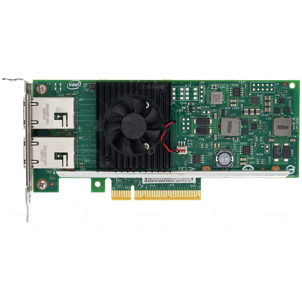 3DFV8 DELL INTEL X540-T2 DUAL PORT 10GB RJ-45 NETWORK ADAPTER LOW PROFILE