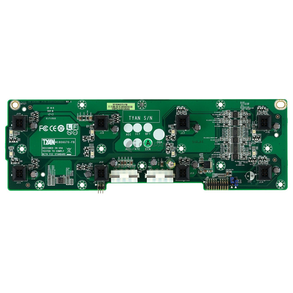 M1806G70-FB TYAN FAN BACKPLANE 8-BAY BOARD -