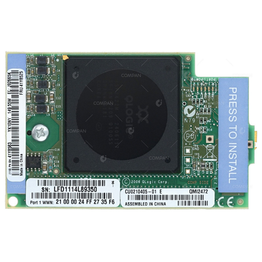 41Y8525 IBM QLOGIC QMI2472 4GB FIBRE CHANNEL EXPANSION CARD