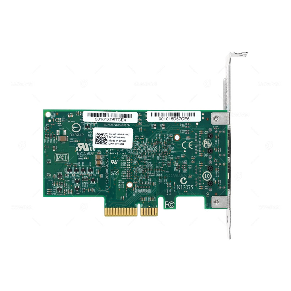 F169G DELL BROADCOM NEXTREME 5709 PCI-E DUAL PORT