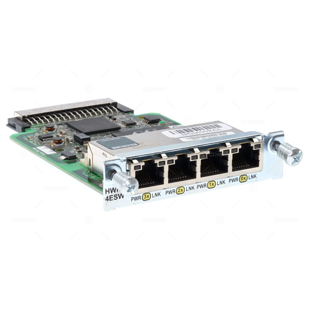 HWIC-4ESW CISCO QUAD PORT 10/100 ETHERNET SWITCH INTERFACE CARD MODULE