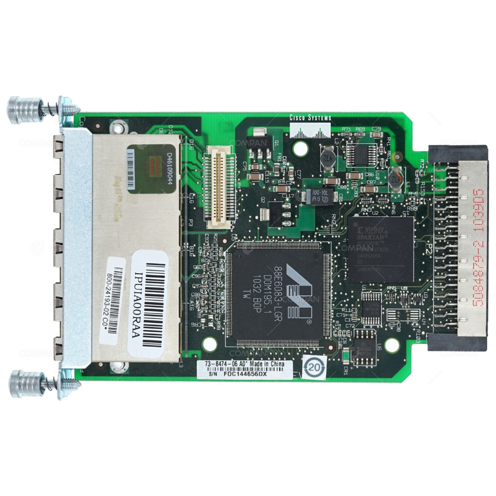 HWIC-4ESW CISCO QUAD PORT 10/100 ETHERNET SWITCH INTERFACE CARD MODULE
