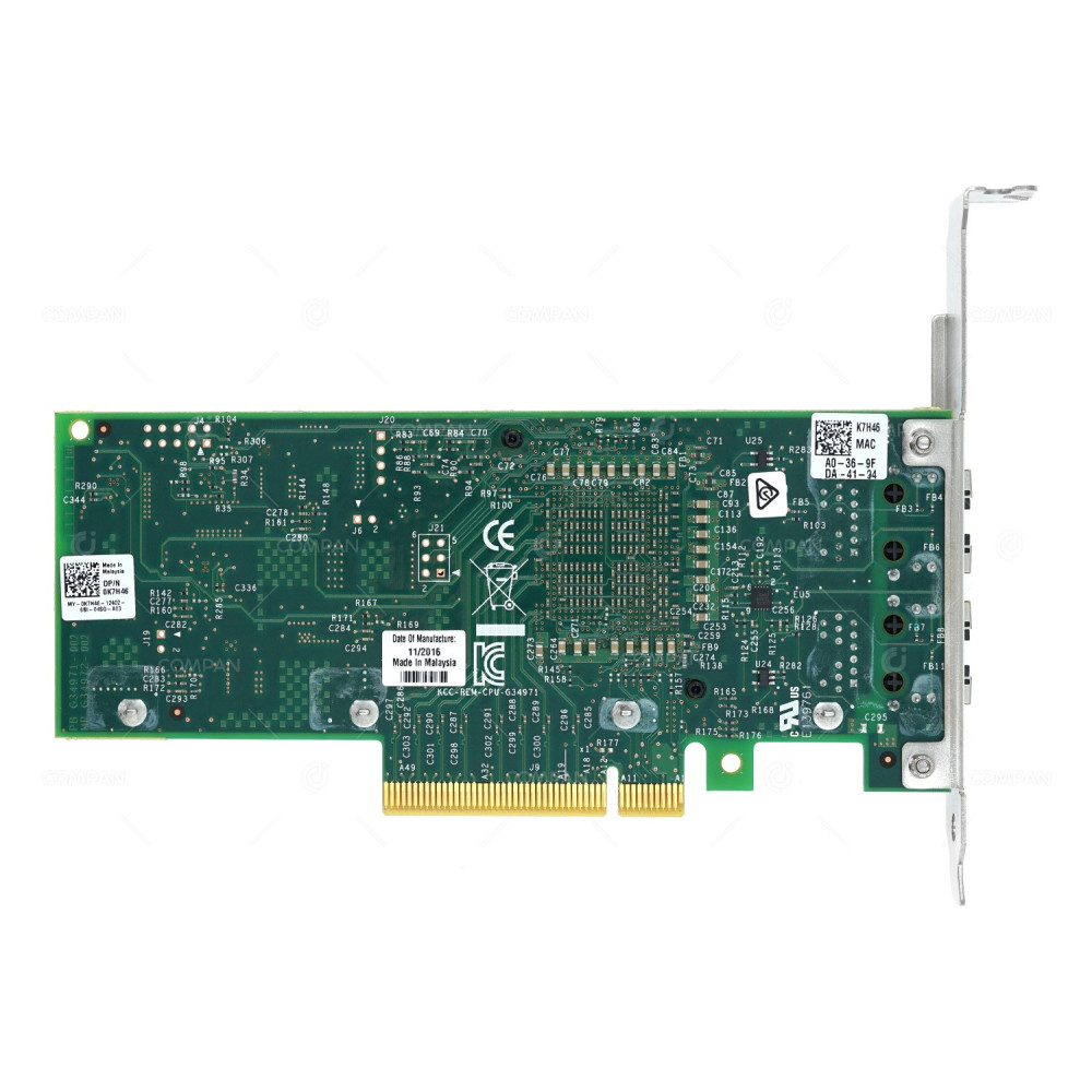 K7H46 DELL INTEL X540-T2 10GB DUAL PORT NETWORK ADAPTER