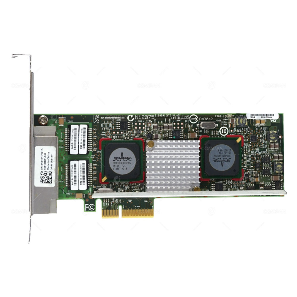 R519P DELL BROADCOM 5709C QUAD PORT ADAPTER