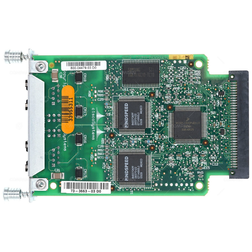 VWIC-2MFT-E1 CISCO DUAL PORT VOICE WAN INTERFACE CARD