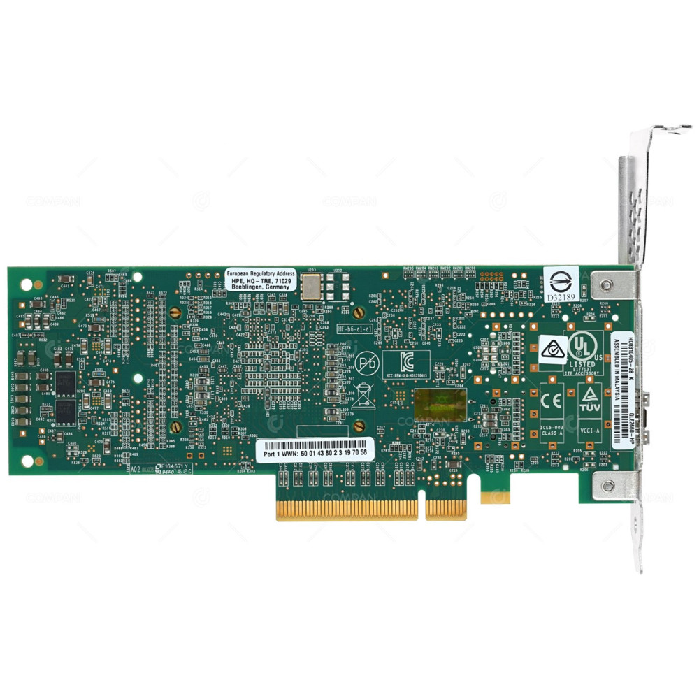 699764-001 HP STOREFABRIC SINGLE PORT 16GB SFP+ FIBRE CHANNEL HOST BUS ADAPTER