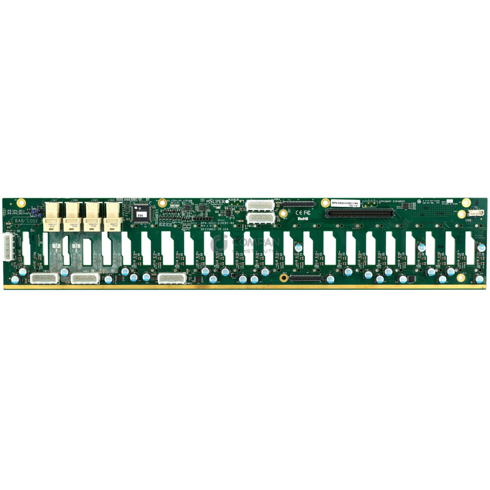 BPN-SAS3-216EB1-N4 SUPERMICRO 24-BAY BACKPLANE FOR CSE-219U BPN-SAS3-216EL1-N4