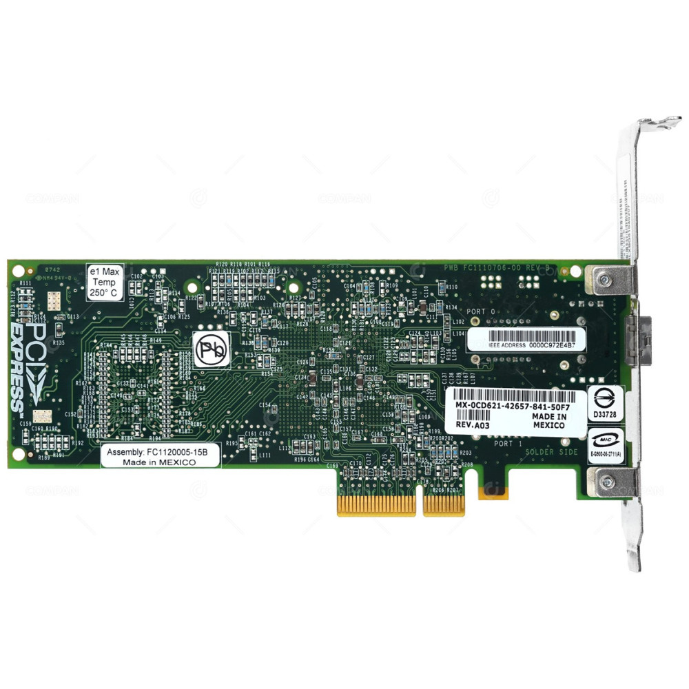 CD621 DELL EMULEX 4GB LPE1150-E PCI-E SINGLE PORT FIBRE ADAPTER