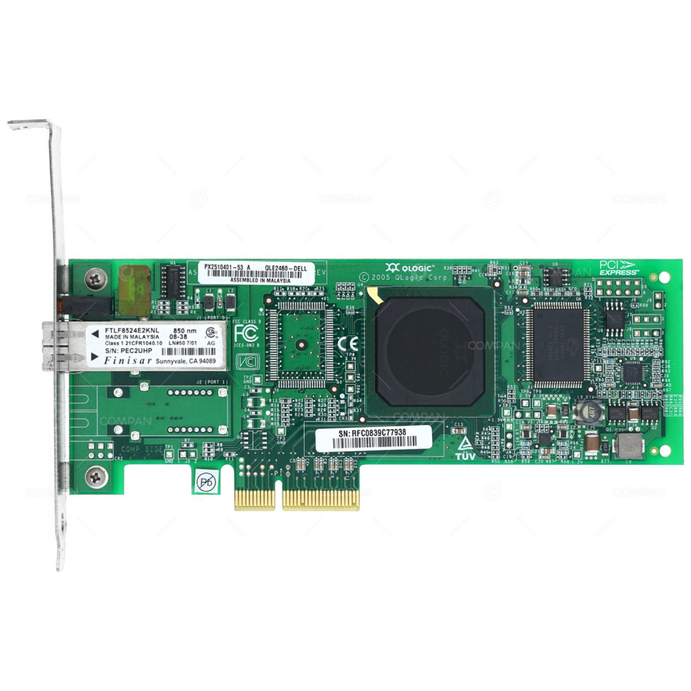DC774 DELL QLE2460 FC 4GB PCI-E SINGLE PORT ADAPTER
