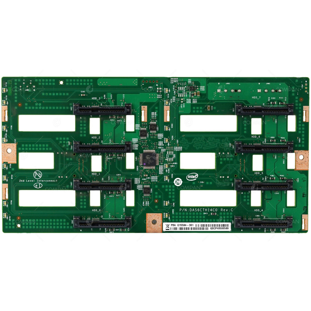 G15584-301 INTEL BACKPLANE 8-BAY 3.5 LFF HDD SAS SATA HOT-SWAP FOR WORKSTATION P4000 T4083I G4V2 DAS6CTH14C0