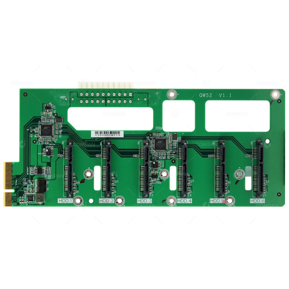 Q905-BACKPLANE CELVIN NAS Q905 8 BAY 3.5 LFF SATA HDD BACKPLANE QW52, E243739