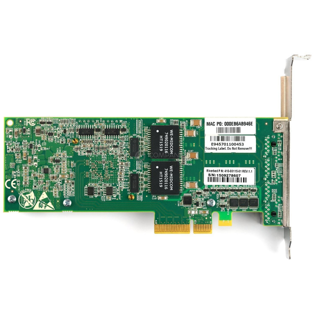 410-00115-01 RIVERBED STEELHEAD CX 4-PORT BASE-T NIC ETHERNET CARD